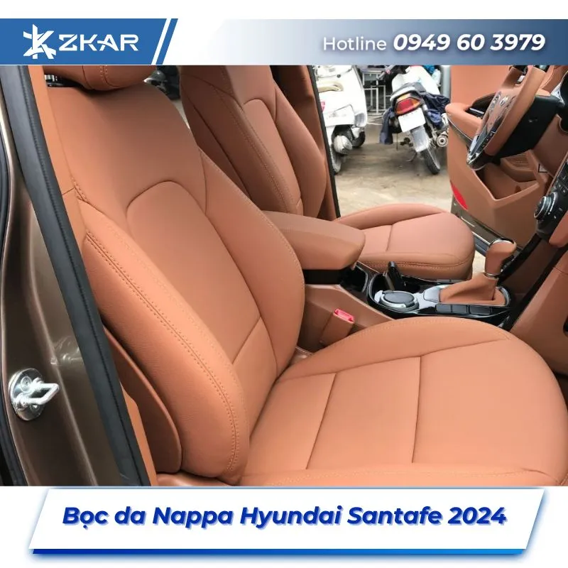 Bọc Ghế Da Nappa Xe Hyundai Santafe 2024 Tại TPHCM