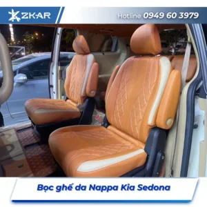 Bọc Ghế Da Nappa Xe Kia Sedona Tại TPHCM