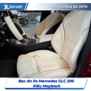 Bọc Ghế Da Nappa Xe Mercedes GLC 200 4Matic Kiểu Maybach Tại TPHCM