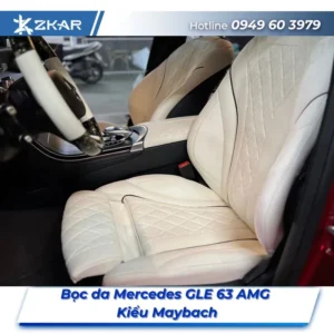 Bọc Ghế Da Nappa Xe Mercedes GLE 63 AMG Kiểu Maybach Tại TPHCM