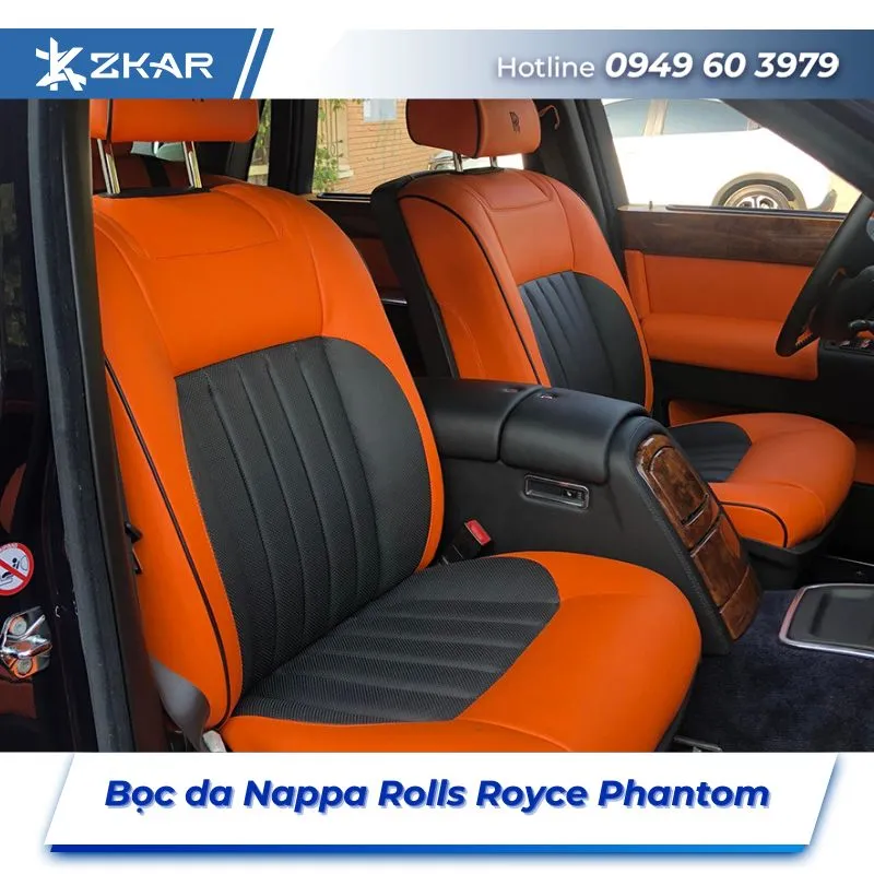 Bọc Ghế Da Nappa Xe Rolls Royce Phantom Tại TPHCM
