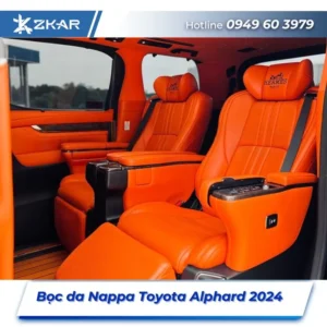 Bọc Ghế Da Nappa Xe Toyota Alphard 2024 Tại TPHCM