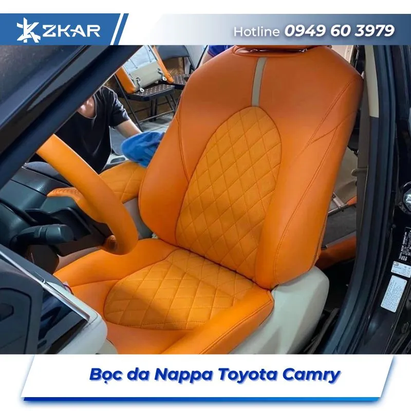 Bọc Ghế Da Nappa Xe Toyota Camry Tại TPHCM