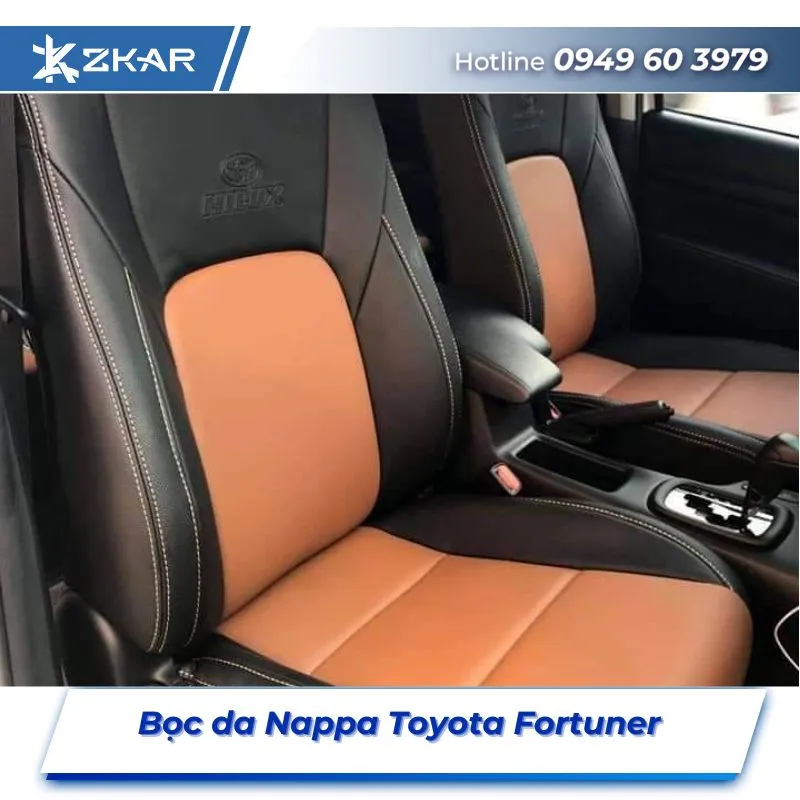 Bọc Ghế Da Nappa Xe Toyota Fortuner Tại TPHCM