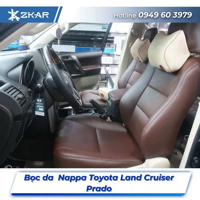 Bọc Ghế Da Nappa Xe Toyota Land Cruiser Prado Tại TPHCM