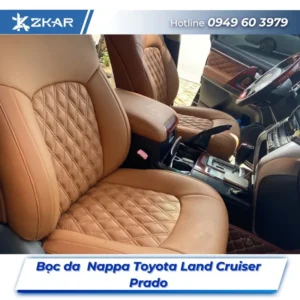 Bọc Ghế Da Nappa Xe Toyota Land Cruiser Prado Tại TPHCM