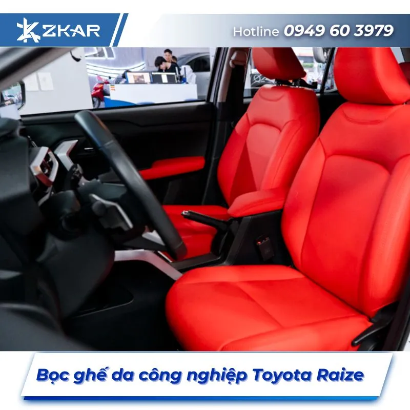 Bọc Ghế Da Nappa Xe Toyota Raize Tại TPHCM
