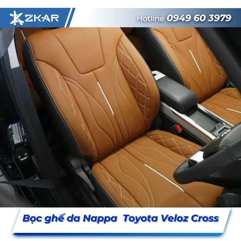 Bọc Ghế Da Nappa Xe Toyota Veloz Cross Tại TPHCM
