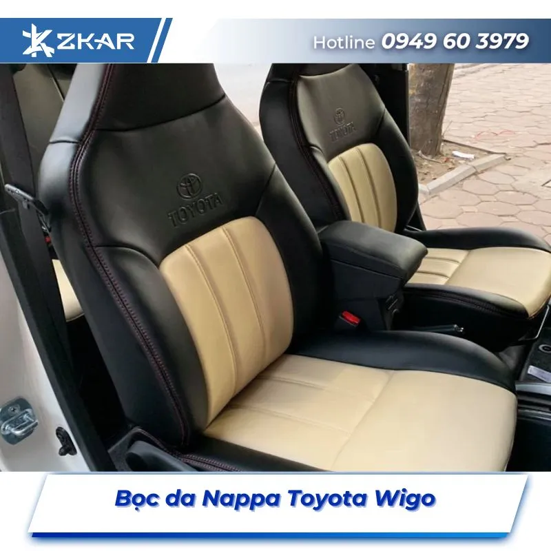 Bọc Ghế Da Nappa Xe Toyota Wigo Tại TPHCM