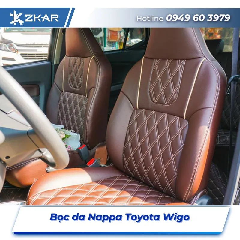 Bọc Ghế Da Nappa Xe Toyota Wigo Tại TPHCM