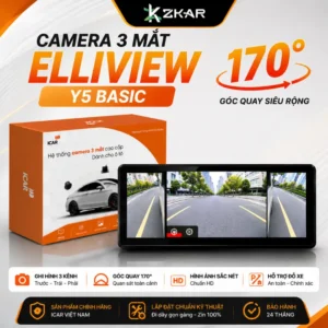 Camera 3 Mắt Icar Elliview Y5 Basic 170 độ