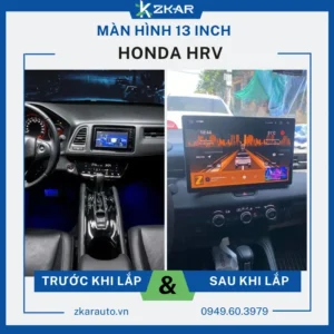 Lắp Màn Hình 13 Inch Xe Honda HRV Tại TPHCM