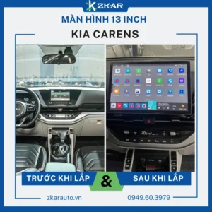 Lắp Màn Hình 13 Inch Xe KIA Carens Tại TPHCM