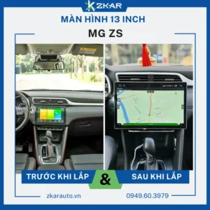 Lắp Màn Hình 13 Inch Xe MG ZS Tại TPHCM