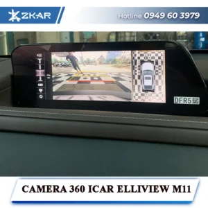 Camera 360 Kèm TPMS ICAR Elliview M11 | Đỉnh Cao Công Nghệ