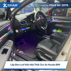 Lắp Đèn Led Viền Nội Thất Cho Xe Honda BRV - Giá 5tr4