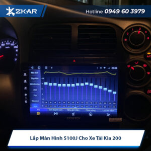 Lắp Màn Hình S100J Cho Xe Tải Kia 200 - Giá 6tr900