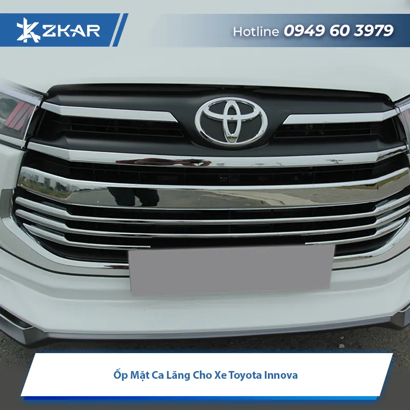 Ốp mặt ca lăng cho xe Toyota Innova