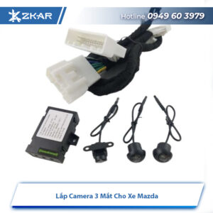Lắp Camera 3 Mắt Cho Xe Mazda - Giá 6tr