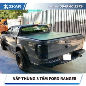 Nắp Thùng 3 Tấm Xe Ford Ranger | Lắp Ngay Tại TPHCM