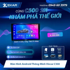 Màn Hình Android Thông Minh Vincar C500