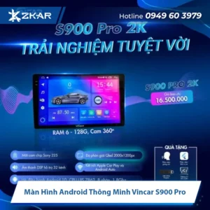 Màn Hình Android Thông Minh Vincar S900 Pro