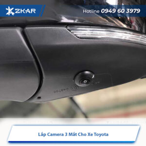 Lắp Camera 3 Mắt Cho Xe Toyota - Giá 5tr500