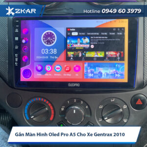 Gắn Màn Hình Oled Pro A5 Cho Xe Gentrax 2010 - Giá 5tr900