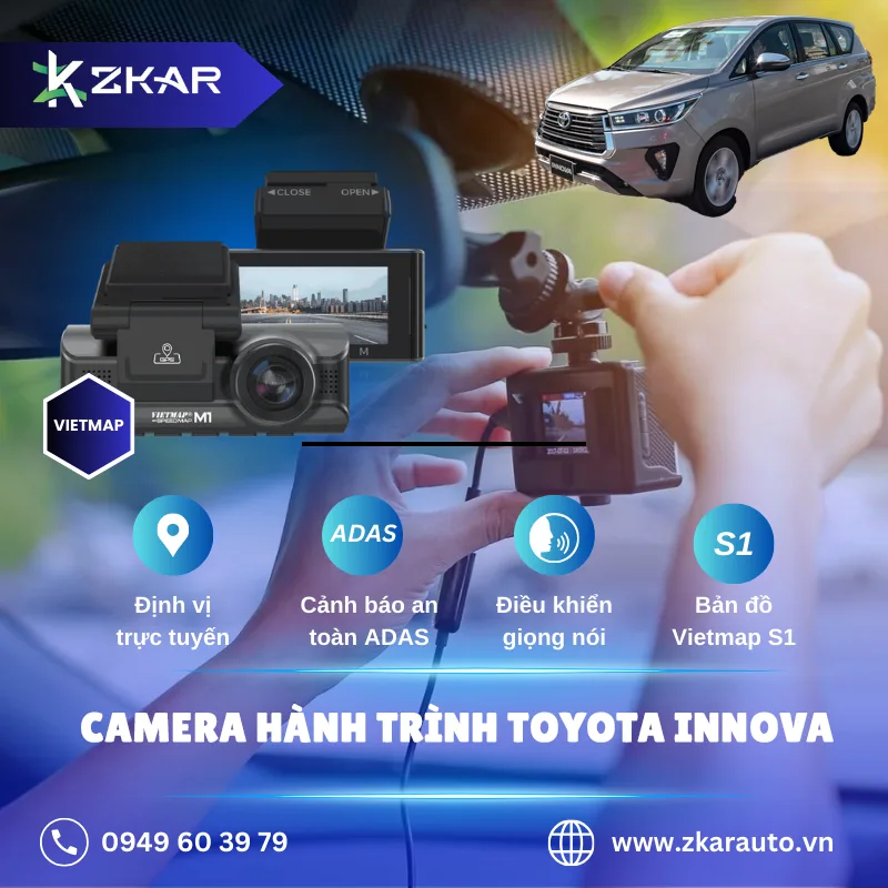 Camera hành trình cho Toyota Innova