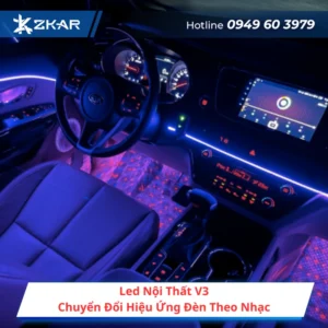 Led Nội Thất V3 Hiệu Ứng Đèn Chuyển Đổi Theo Nhạc