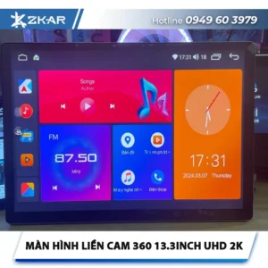 Nâng Tầm Trải Nghiệm Với Màn Hình Liền Camera 360 13.3inch UHD 2K Cho Ô Tô 
