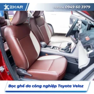 Bọc Ghế Da Công Nghiệp Xe Toyota Veloz tại TPHCM