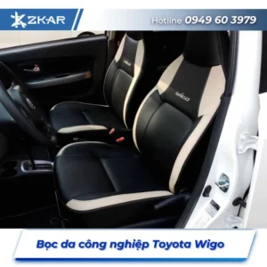 Bọc Ghế Da Công Nghiệp Xe Toyota Wigo tại TPHCM