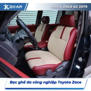Bọc Ghế Da Công Nghiệp Xe Toyota Zace tại TPHCM