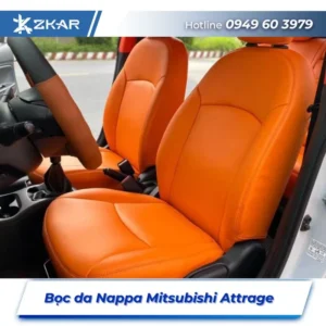 Bọc Ghế Da Nappa Xe Mitsubishi Attrage Tại TPHCM