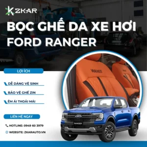 Bọc Ghế Da Xe Ford Ranger