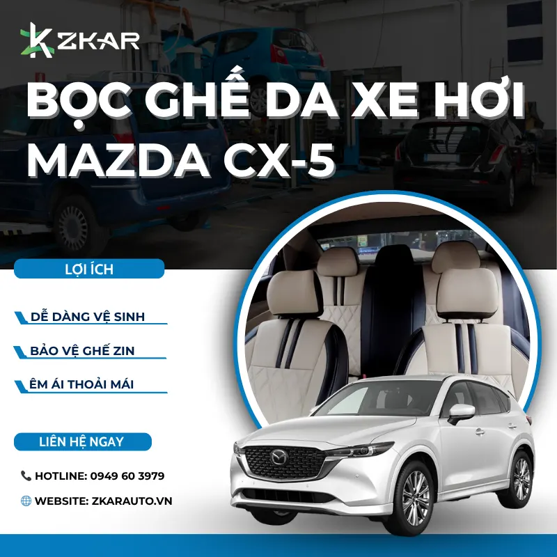 Bọc Ghế Da Xe Mazda CX-5