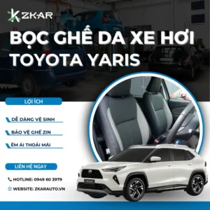 Bọc ghế da xe toyota yaris