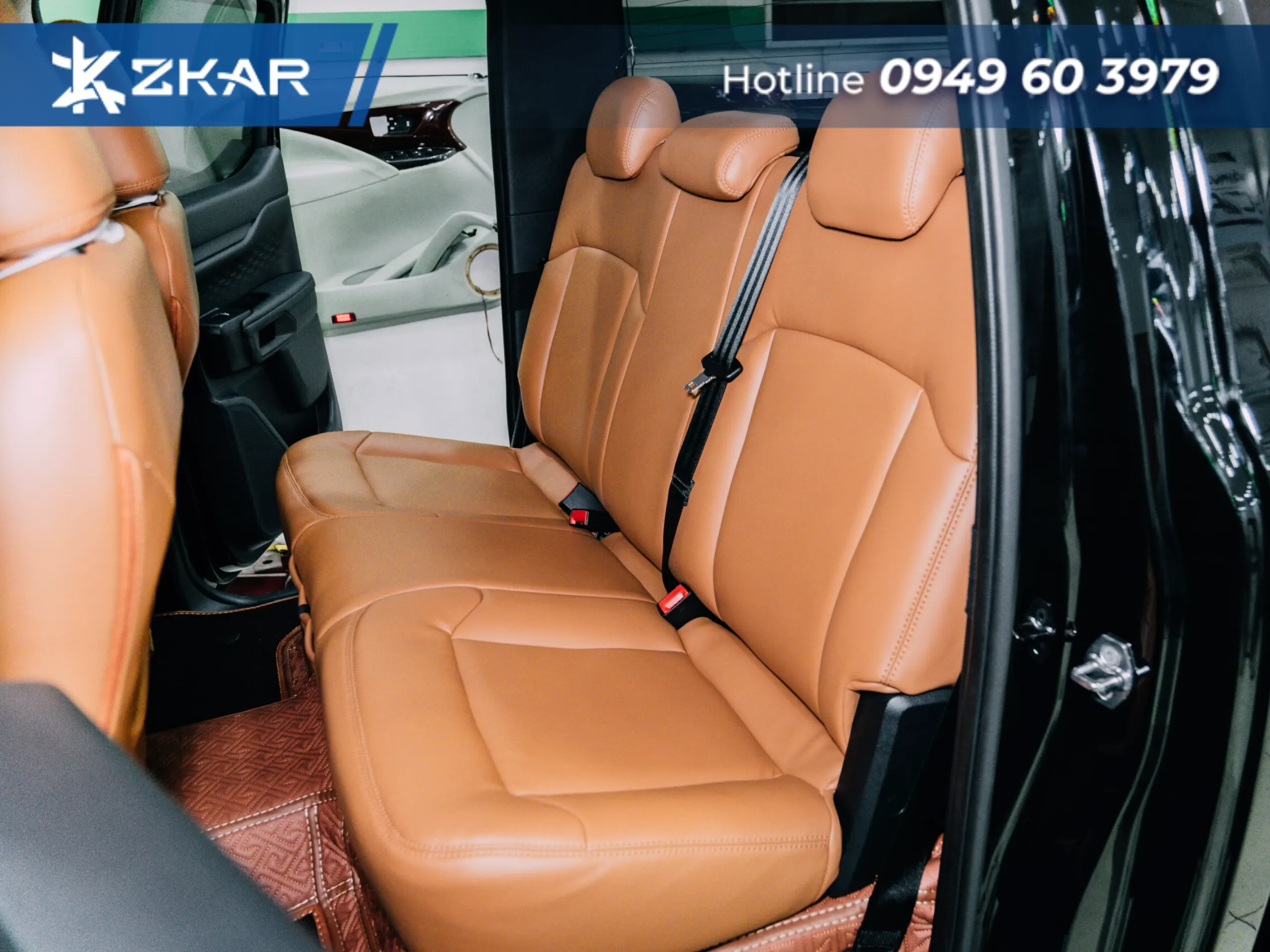 Bọc ghế xe ranger bằng da nappa