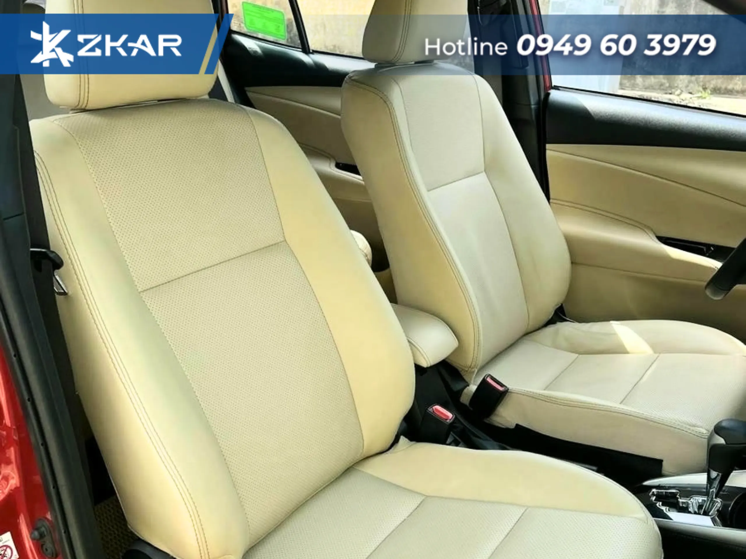 Bọc ghế xe yaris bằng da nappa