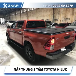Nắp Thùng 3 Tấm Xe Toyota Hilux | Lắp Ngay Tại TPHCM