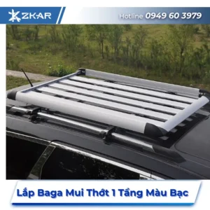 Lắp Đặt Baga Mui Thớt 1 Tầng Màu Bạc Tại TPHCM