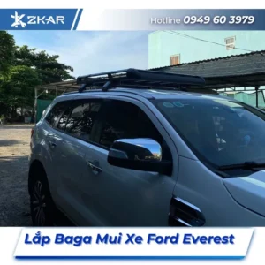 Lắp Đặt Baga Mui Xe Ford Everest Tại TPHCM