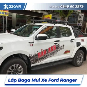 Lắp Đặt Baga Mui Xe Ford Ranger Tại TPHCM