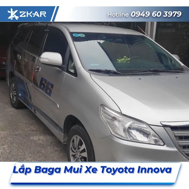 Lắp Đặt Baga Mui Xe Toyota Innova Tại TPHCM