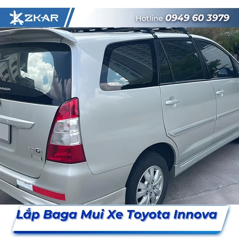 Lắp Đặt Baga Mui Xe Toyota Innova Tại TPHCM