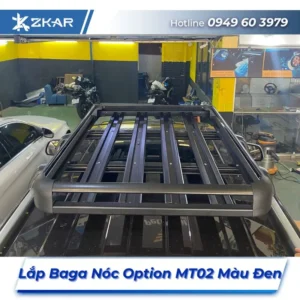 Lắp Đặt Baga Nóc Option MT02 Màu Đen Tại TPHCM