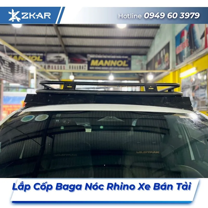 Lắp Đặt Baga Nóc Rhino Xe Bán Tải Tại TPHCM