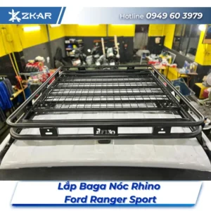 Lắp Đặt Baga Nóc Rhino Xe Ford Ranger Sport Tại TPHCM