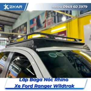 Lắp Đặt Baga Nóc Rhino Xe Ford Ranger Wildtrak Tại TPHCM